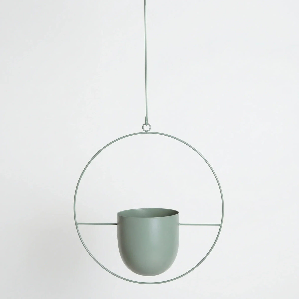 Hangende Bloempot Met Geometrisch Frame - Floraveil