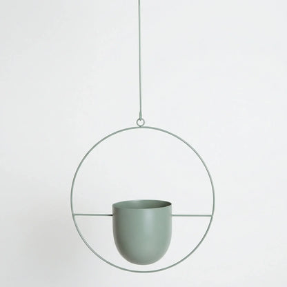 Hangende Bloempot Met Geometrisch Frame - Floraveil