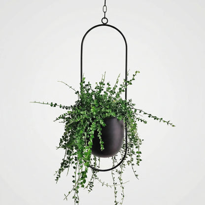 Hangende Bloempot Met Geometrisch Frame - Floraveil
