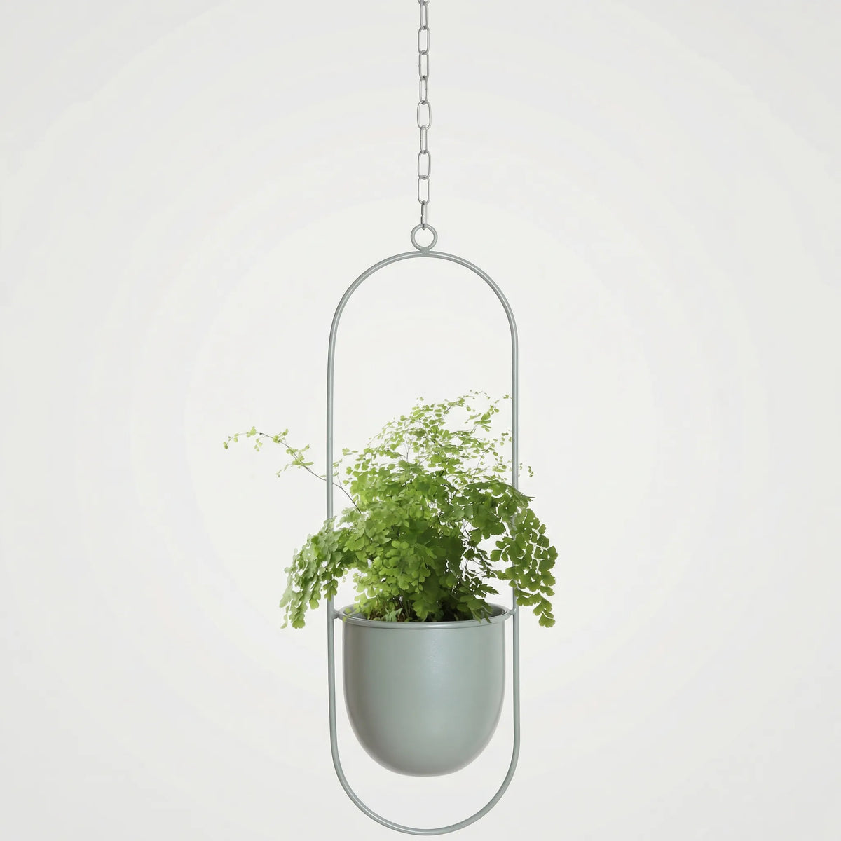 Hangende Bloempot Met Geometrisch Frame - Floraveil