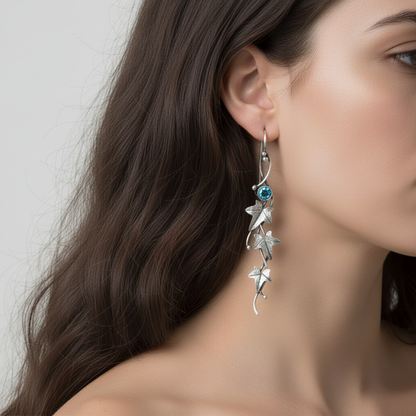 Hängende Ohrringe - LeafShimmer 