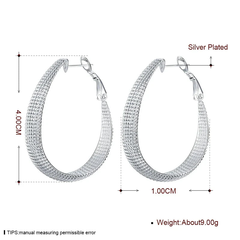 Hängende Ohrringe Aus Silber - SilverShine 
