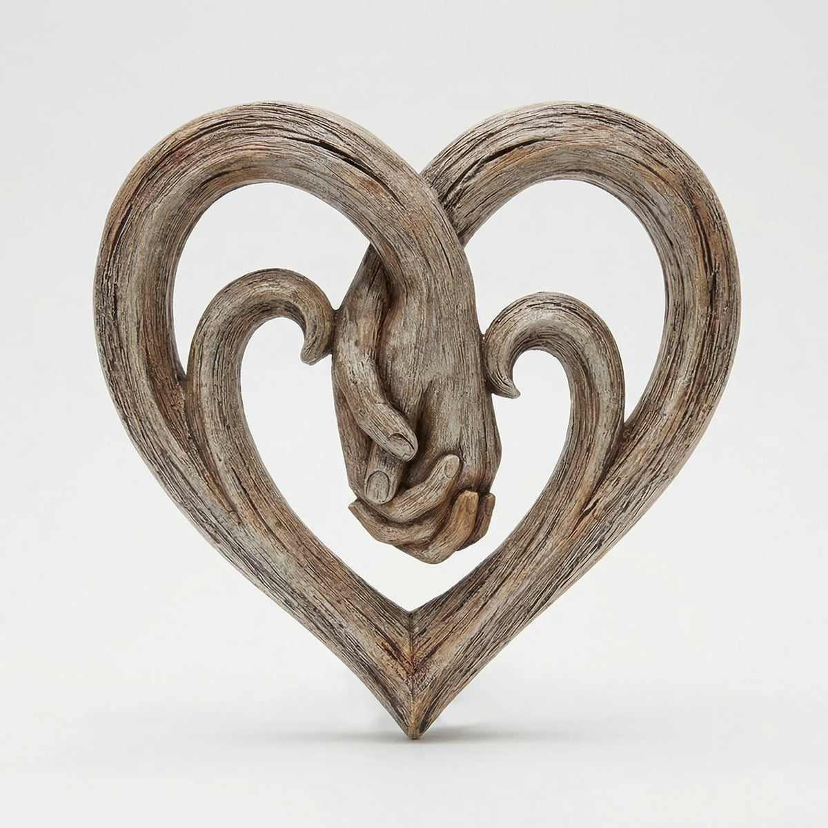 Hartvormige Wanddecoratie Met Handenmotief - Loveforma