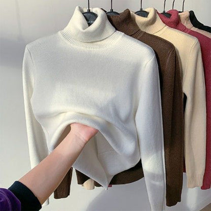 Winterfleece Strickpullover – Evelyne