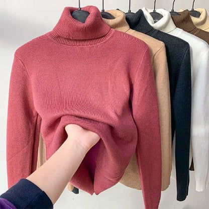 Winterfleece Strickpullover – Evelyne
