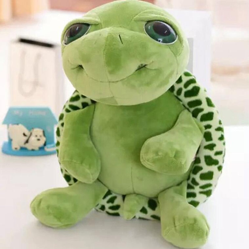 Weiches Plüsch-Schildkrötenkuscheltier mit realistischem Design – Kuschelpanzli