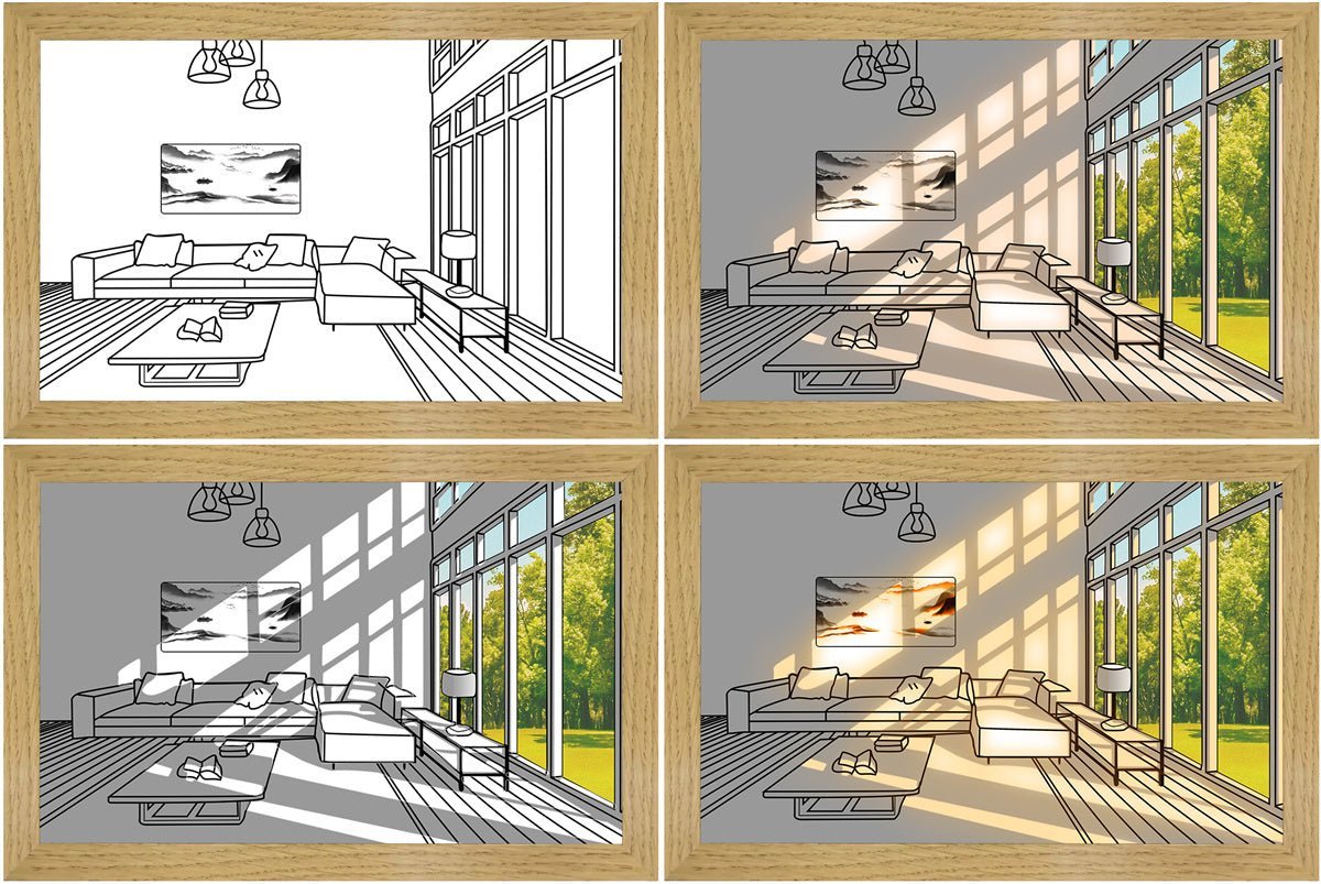 LED Leuchtenbild – Luminza
