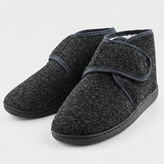 Herenpantoffel Met Klittenbandsluiting - Christian