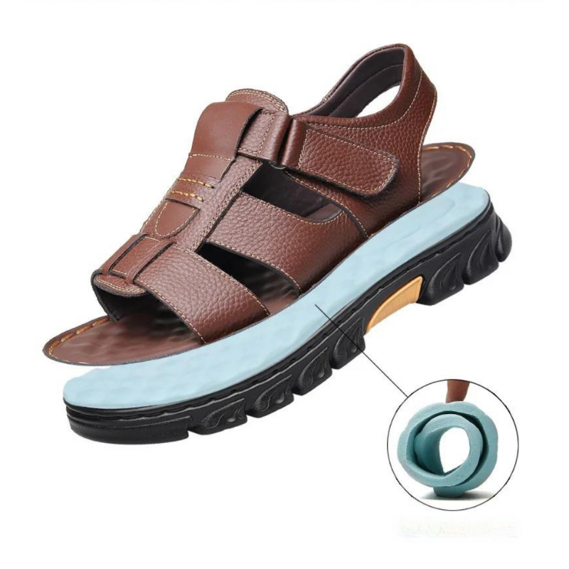 Orthopädische Ledersandalen für Herren – Thijs