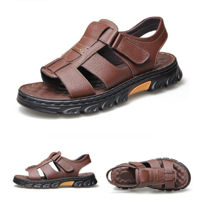 Orthopädische Ledersandalen für Herren – Thijs