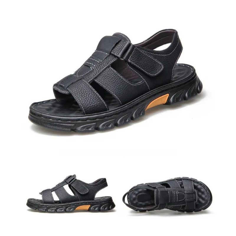 Orthopädische Ledersandalen für Herren – Thijs