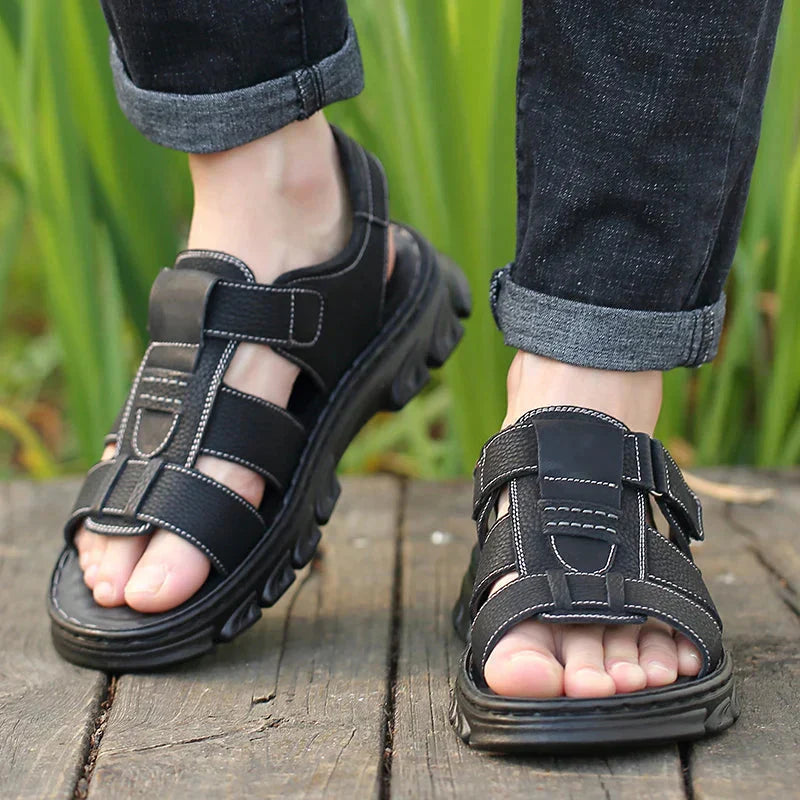 Orthopädische Ledersandalen für Herren – Thijs