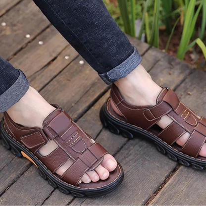Orthopädische Ledersandalen für Herren – Thijs
