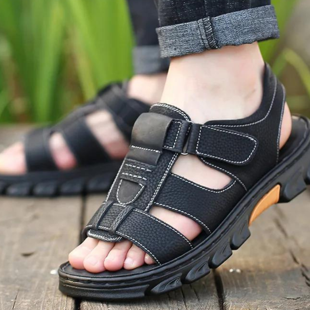 Orthopädische Ledersandalen für Herren – Thijs