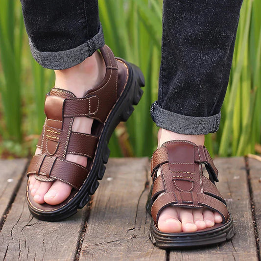 Orthopädische Ledersandalen für Herren – Thijs