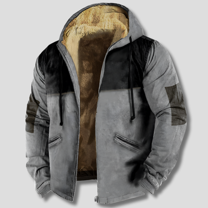 Herren Kapuzenjacke Mit Geradem Schnitt - Rasmus
