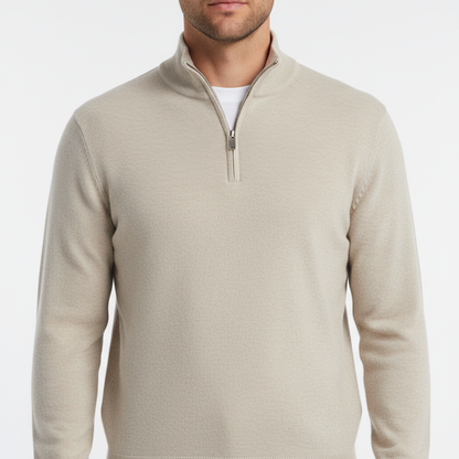 Herrenpullover Mit Reißverschluss -  Leonard