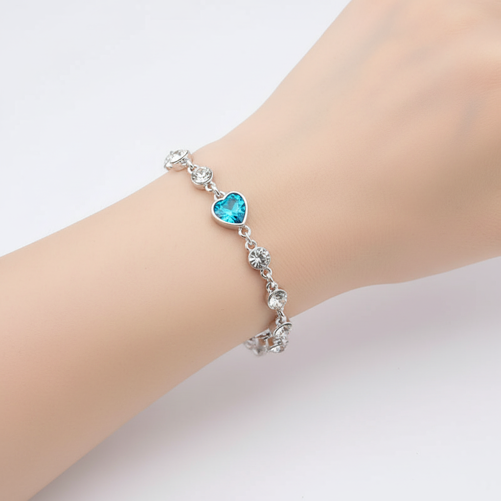 Herzanhänger-Armband - GlimmerHeart 