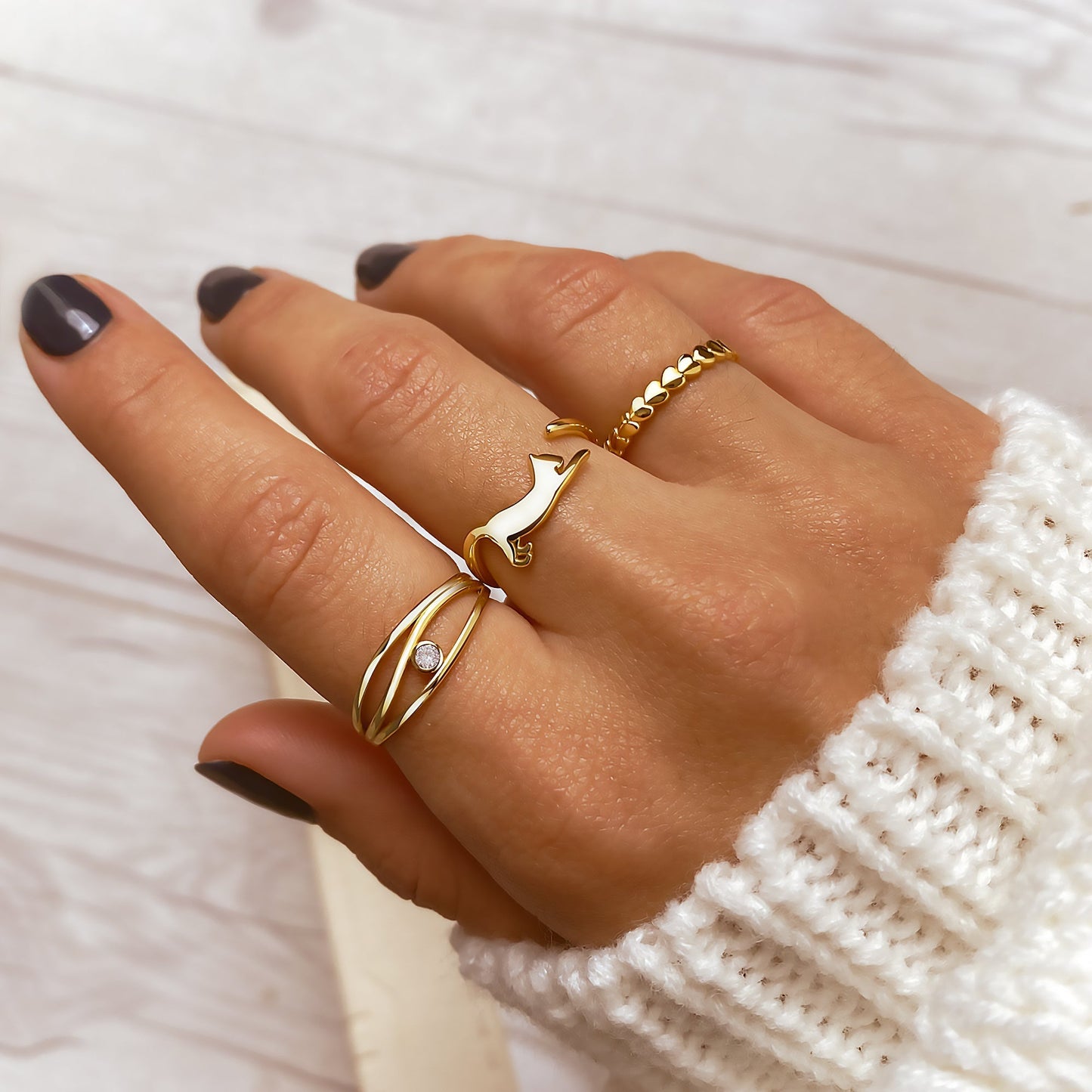 Herzmotivierter Ring - AuroraRing 