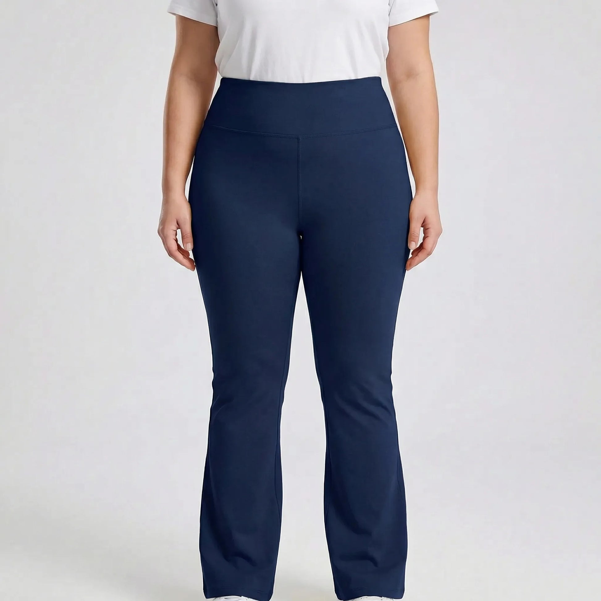 High-Waist Bootcut Plus-Size Leggings - Joann