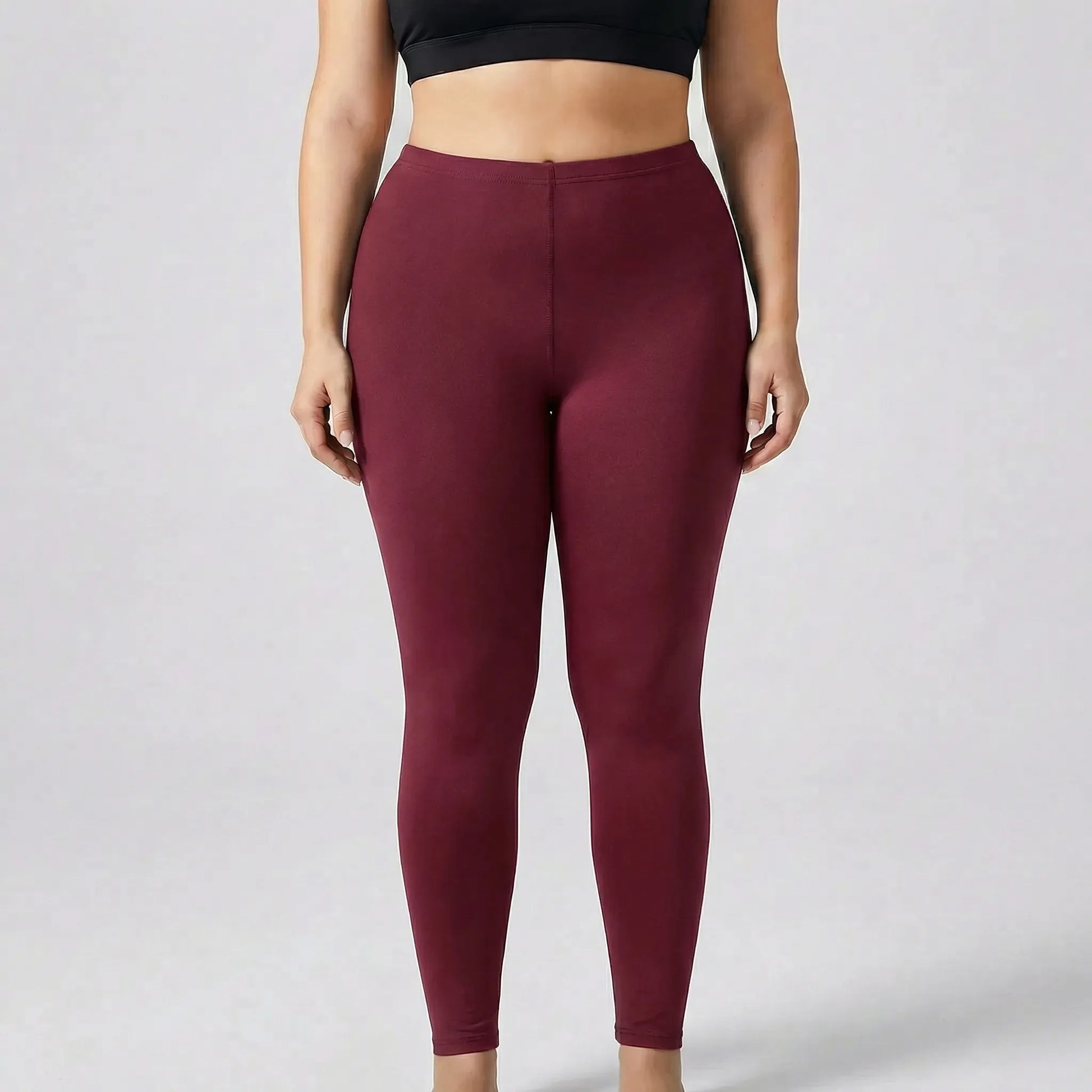High-Waist Sportleggings Für Kurvige Figuren - Paula