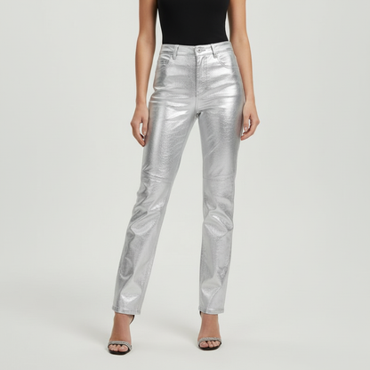 Hoch Taillierte Hose - Hannah