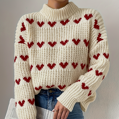 Hochkragen Pullover - Irene