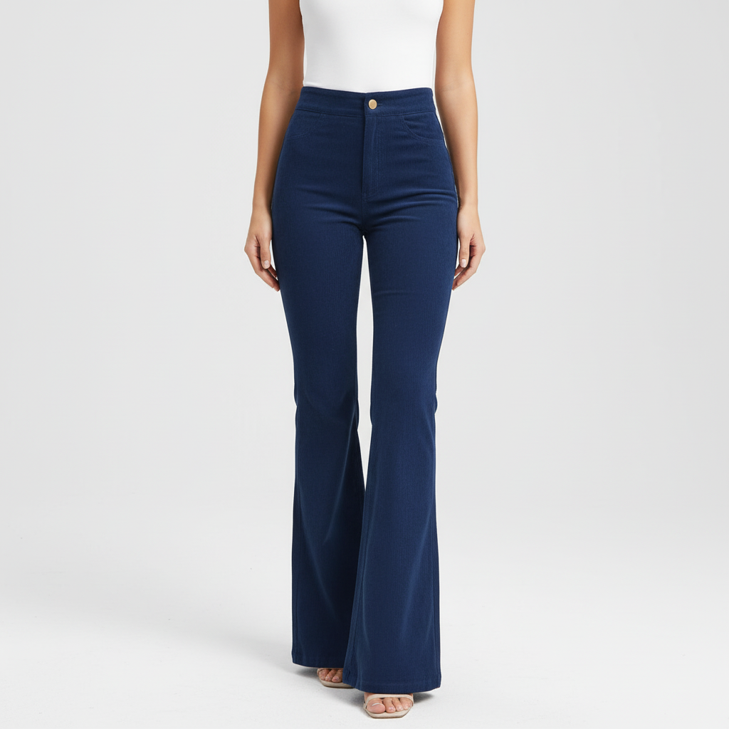 Hochtaillierte Schlaghose -  Bettina