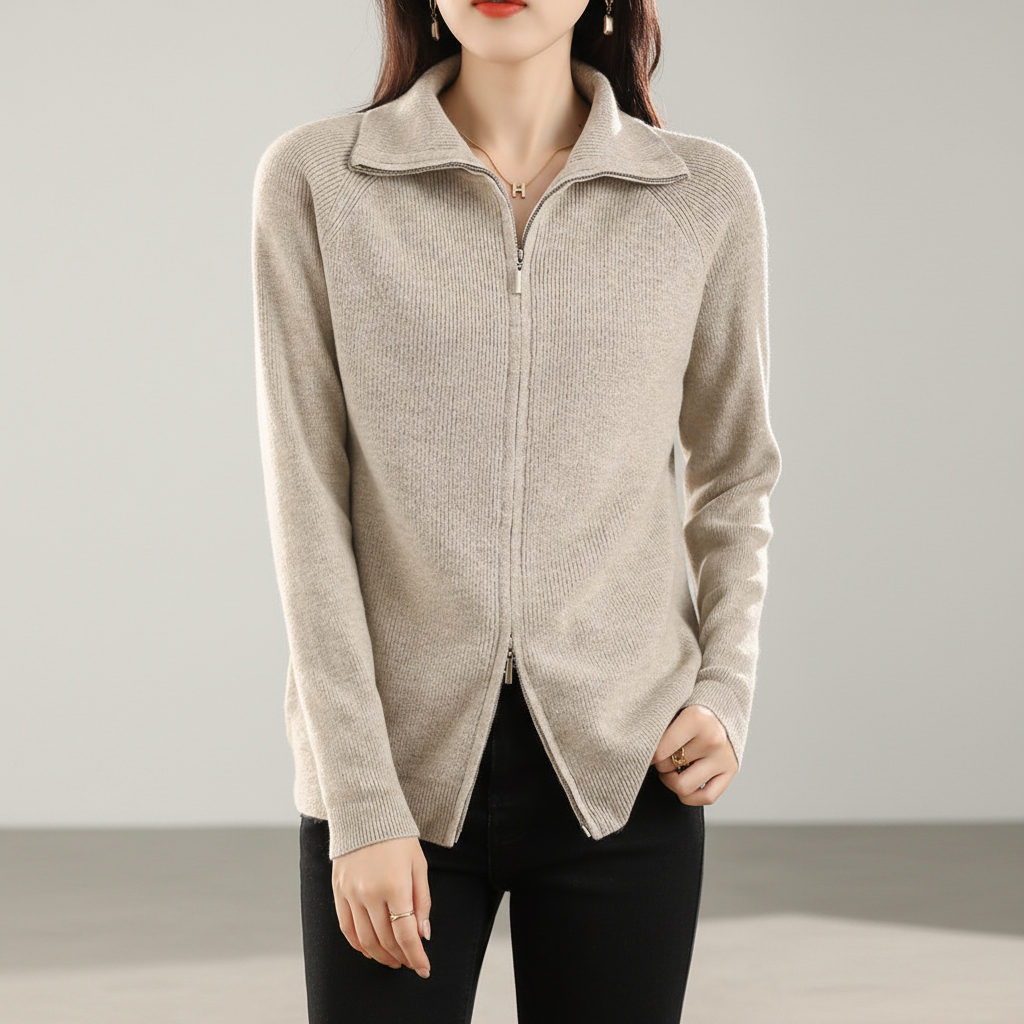 Hochwertiges Strickmaterial -  Annette