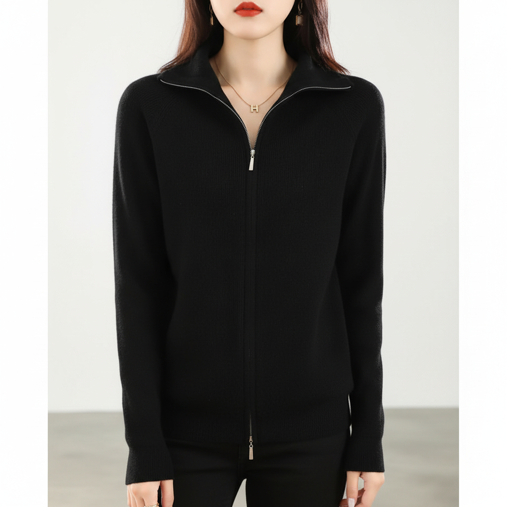 Hochwertiges Strickmaterial -  Annette