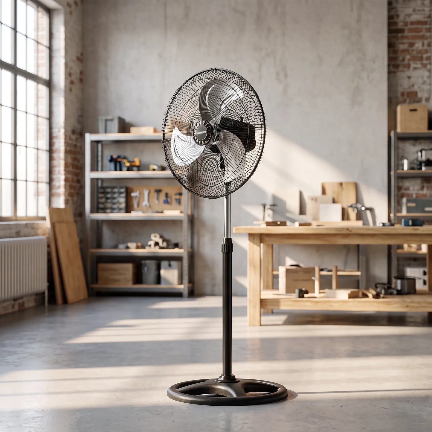Höhenverstellbares 3-Stufen-Standventilator-Set - Breesia