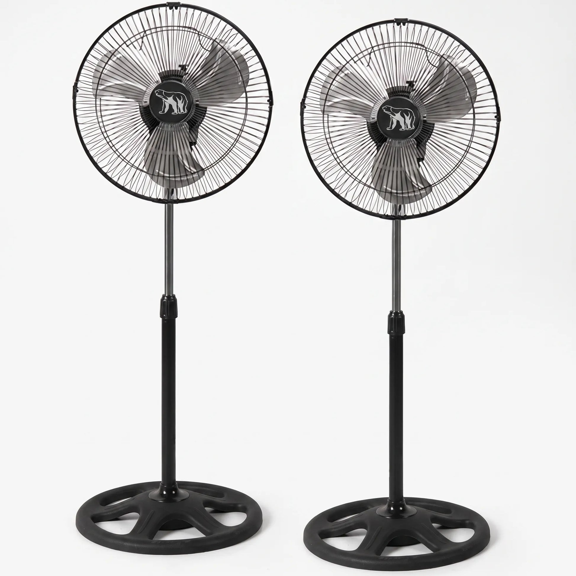 Höhenverstellbares 3-Stufen-Standventilator-Set - Breesia