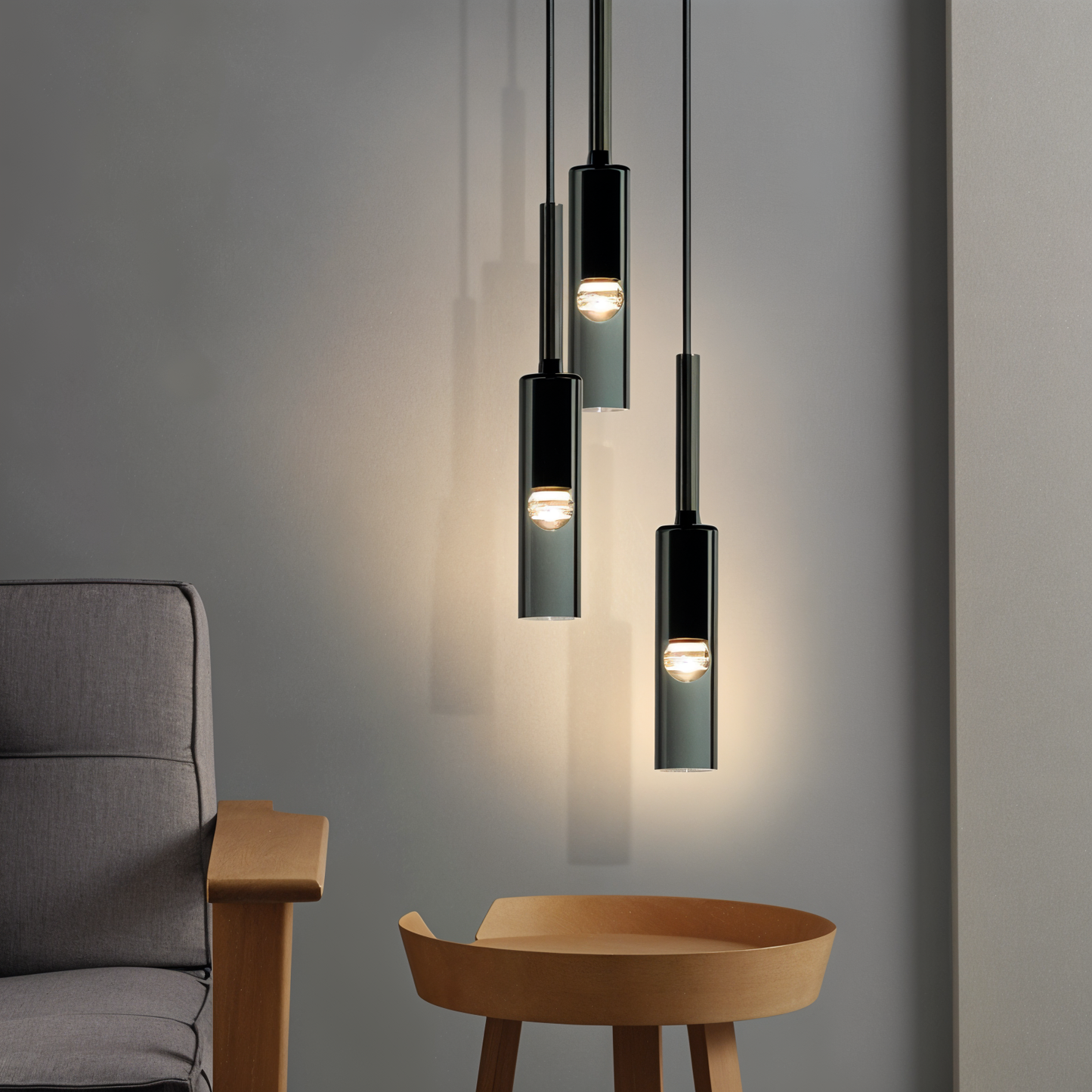 Prismatische Projektionslampe mit LED – Lunara