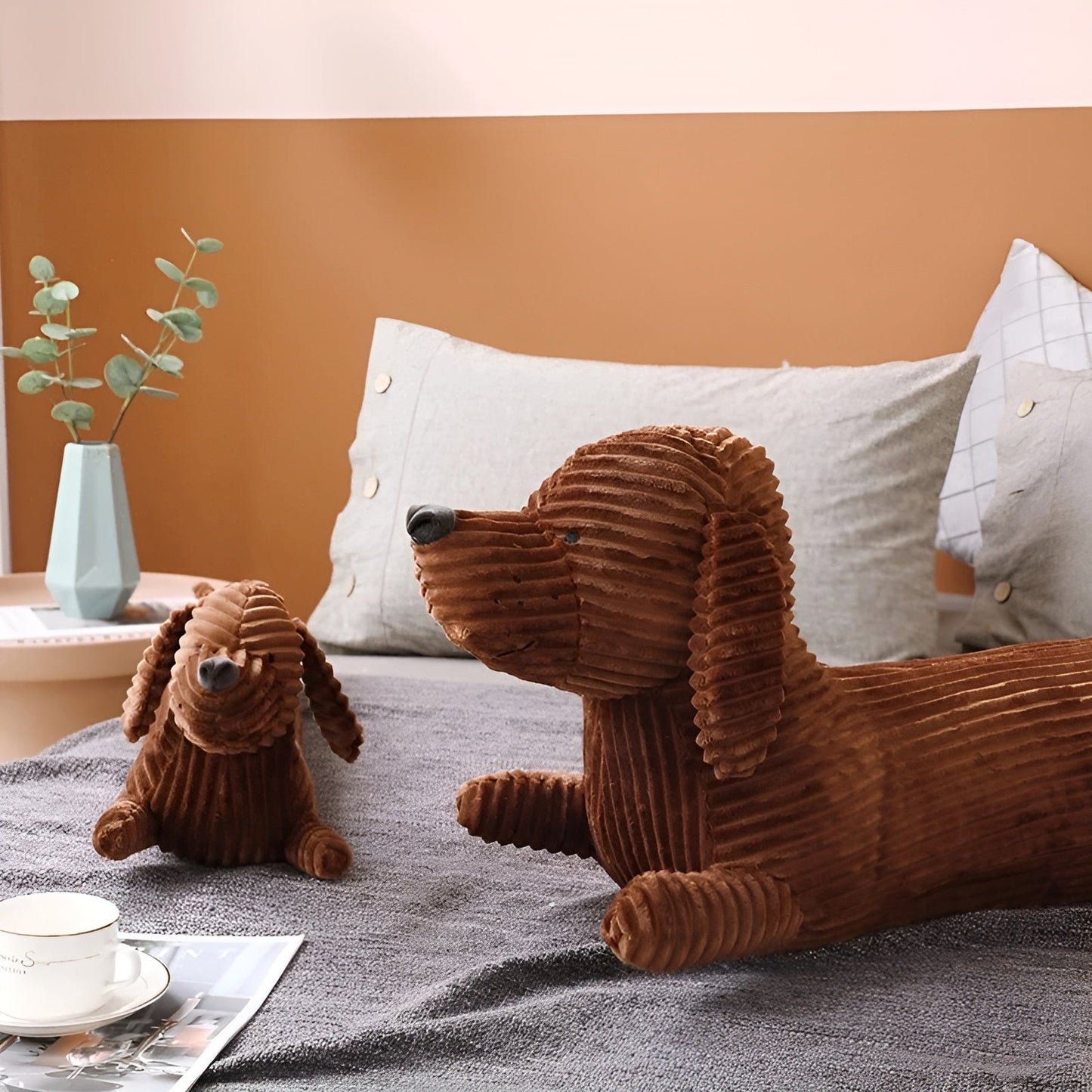 Plüsch Ergonomisches Dackelkissen – DaxiRest