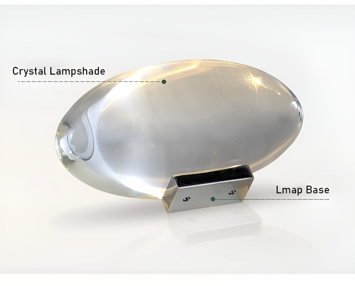 Prismatische Projektionslampe mit LED – Lunara