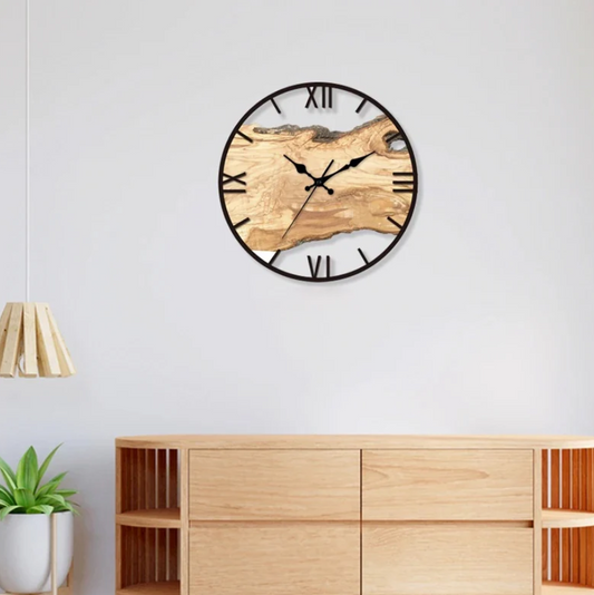 Transparente Wanduhr – Glimmor