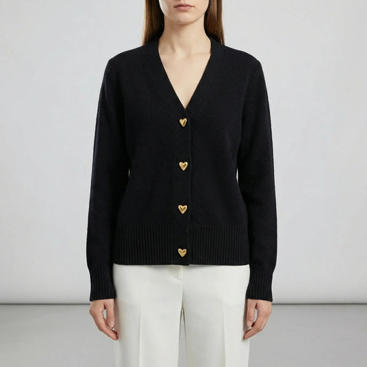 Hüftlanger Cardigan Mit Knopfleiste - Frida