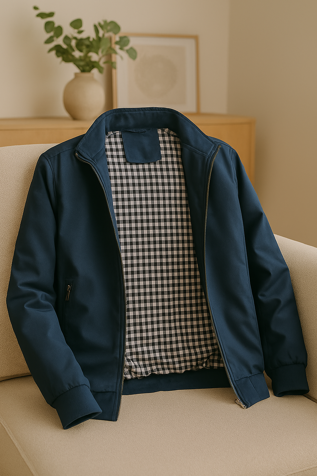 Slim Fit Herren Bomberjacke – Leicht, stylisch & perfekt für Frühling und Herbst