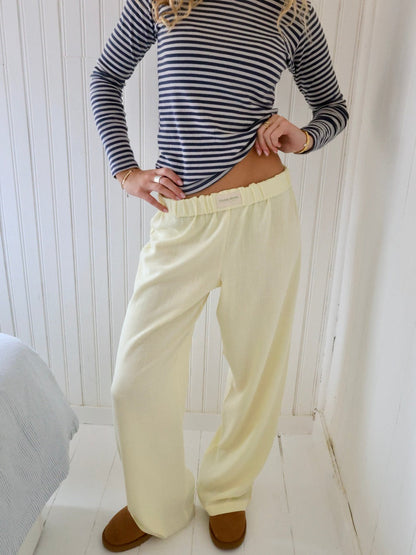Weiche Bio-Baumwoll Lounge-Hose – Sienna