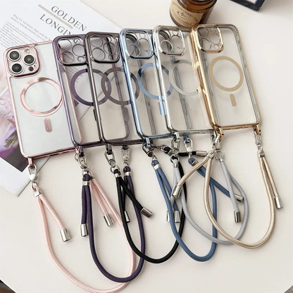 MagSafe-Umhängehülle für iPhone mit Tragegurt – Halo (1+1 GRATIS)