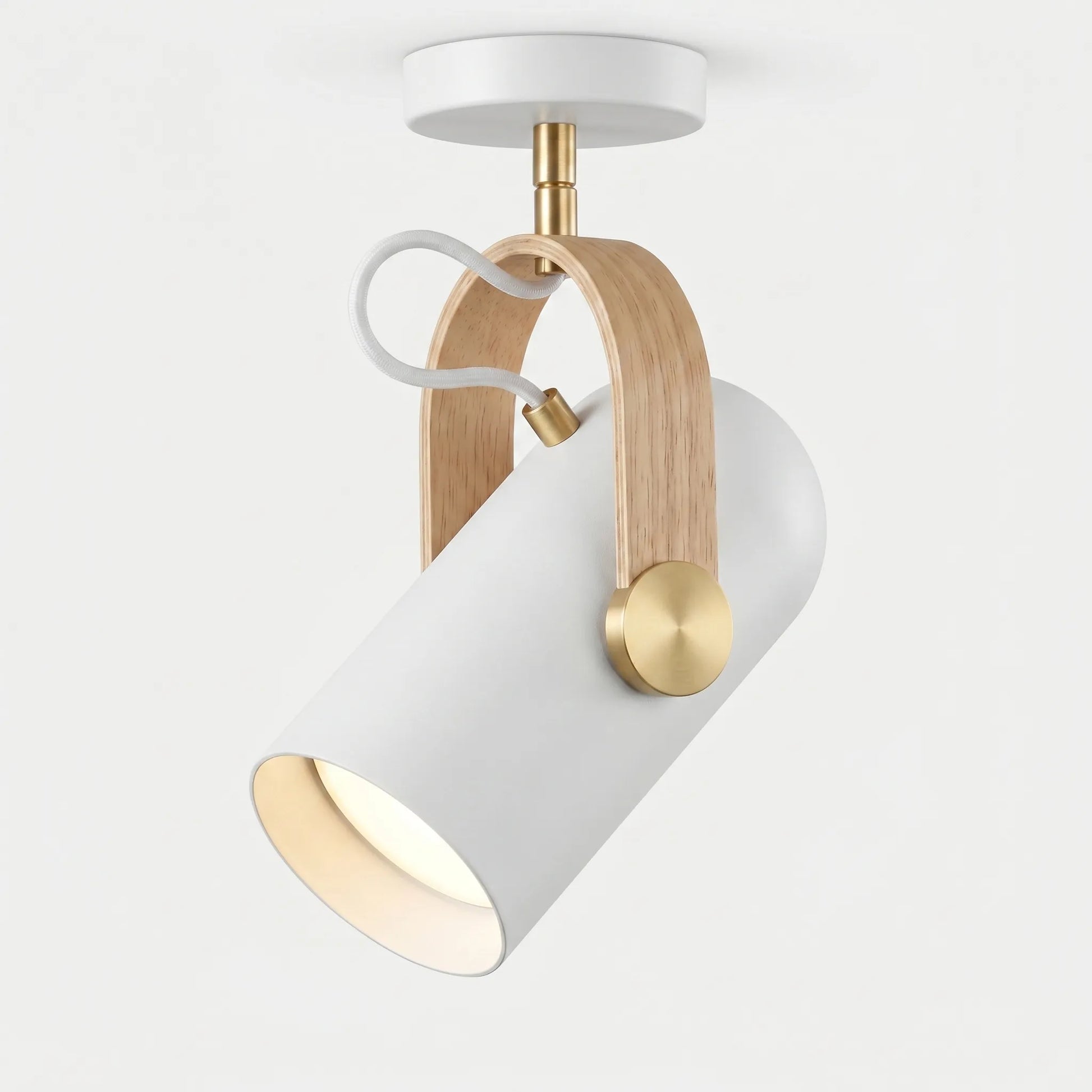 Industrial-Style Tilting Pendant Light -  Lumvaro
