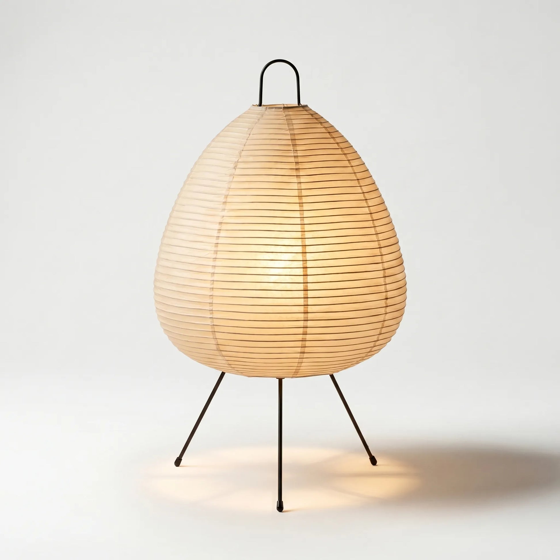 Japanese-Inspired Rice Paper Table Lamp -  Zenshoji