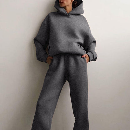 Women's Jogger Set | 2-Piece Hoodie & Pants with Stretch Waist 3