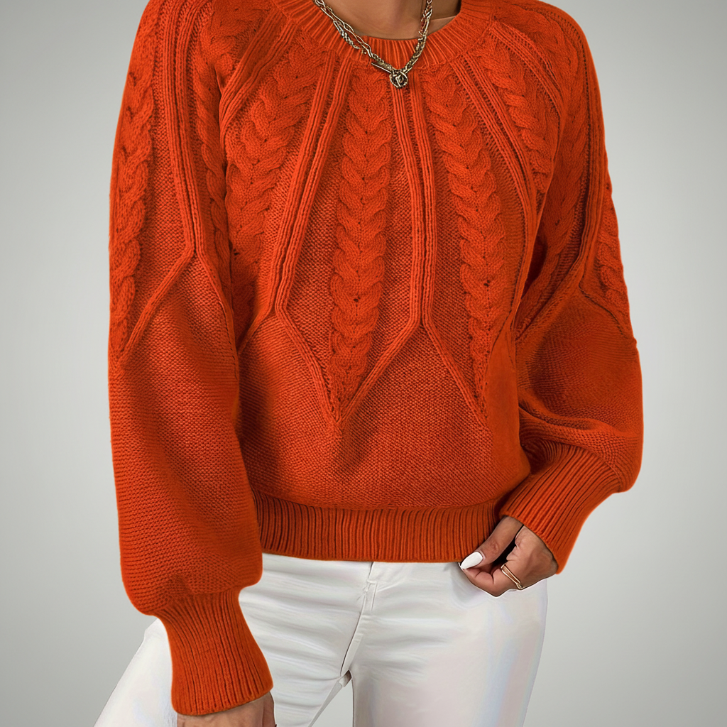 Kabelstrickpullover - Karin