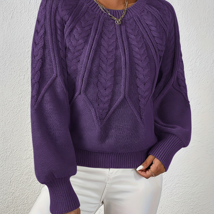 Kabelstrickpullover - Karin