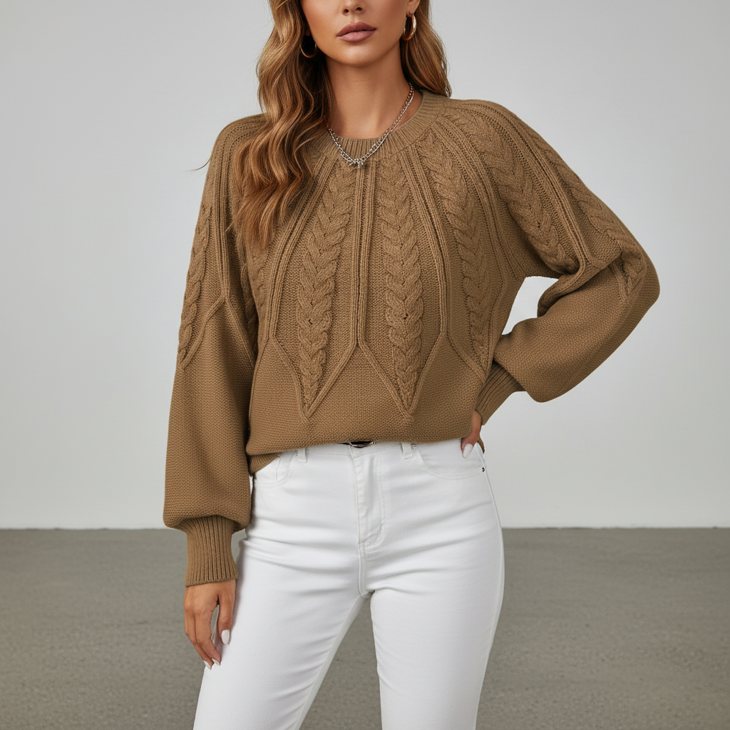 Kabelstrickpullover - Karin