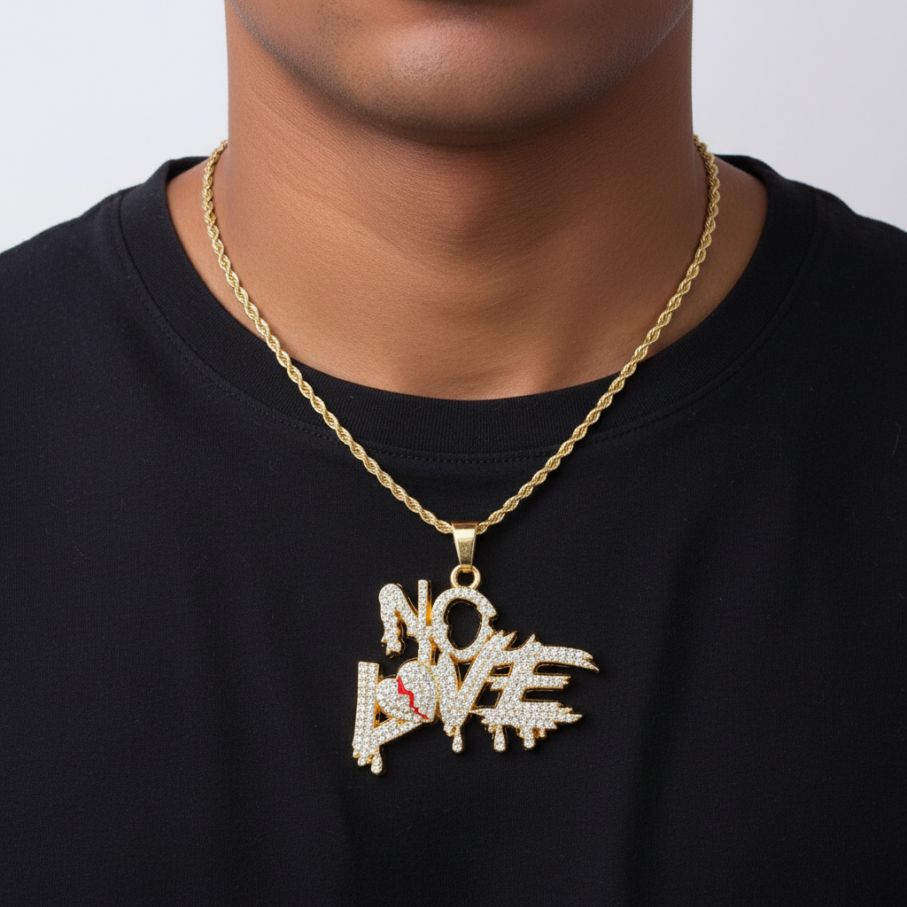 Kette Mit Anhänger - HipHopGlow 