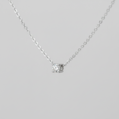 Kette Mit Zirkonia-Anhänger - GlimmerCircle 