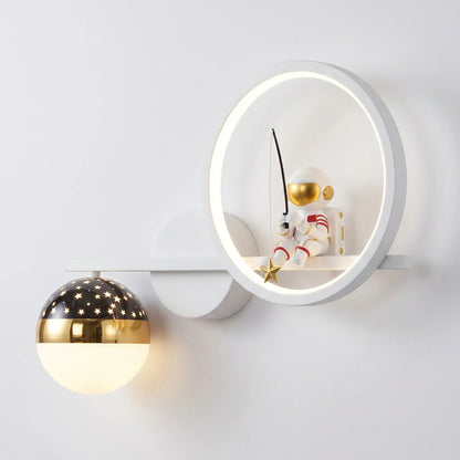 Kinderkamer Wandlamp Met Astronautenontwerp - Cosmoglow