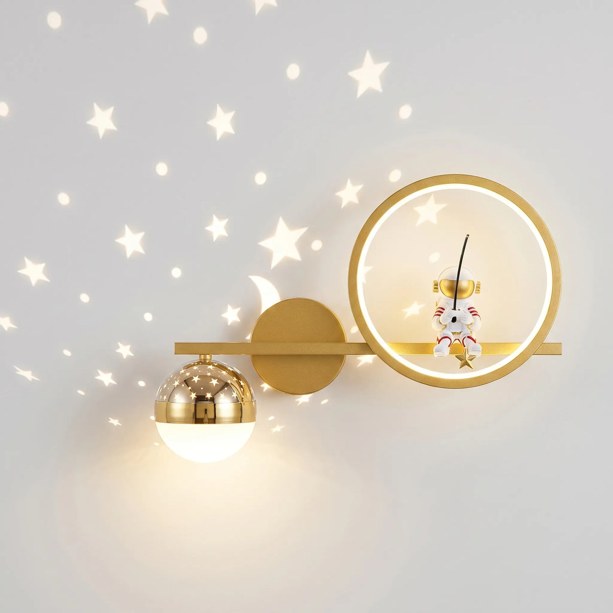 Kinderkamer Wandlamp Met Astronautenontwerp - Cosmoglow
